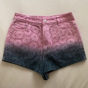 High waisted shorts